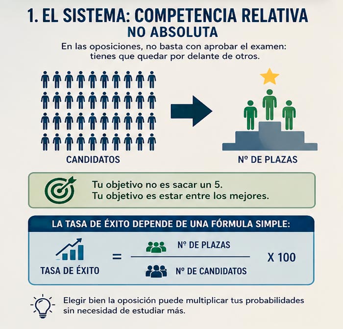 ¿De qué depende aprobar una oposición? Lo que dicen los estudios